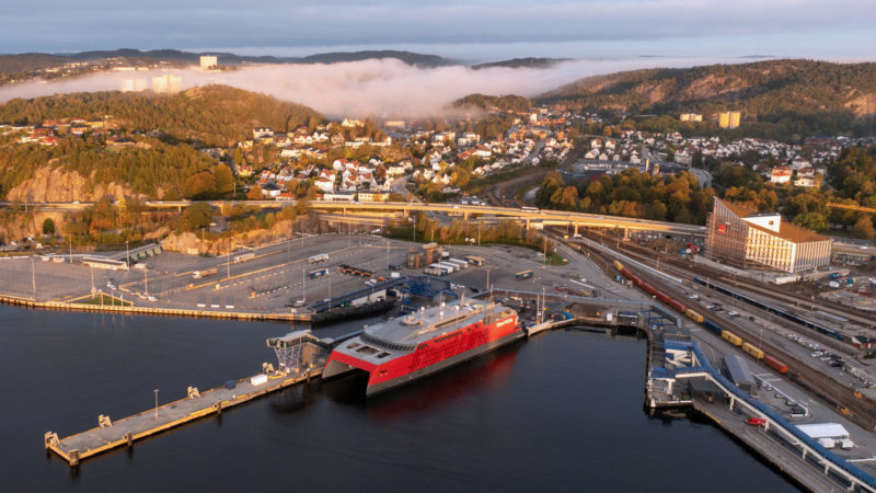 FSTR ligger til havn i Kristiansand