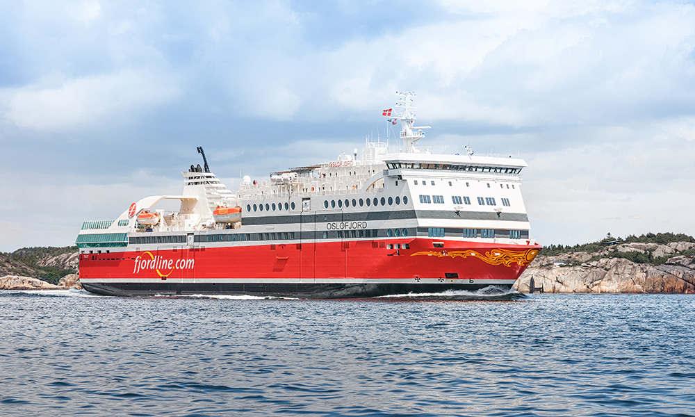 MS Oslofjord begynte å seile på linjen mellom Sandefjord og Strømstad i 2014.