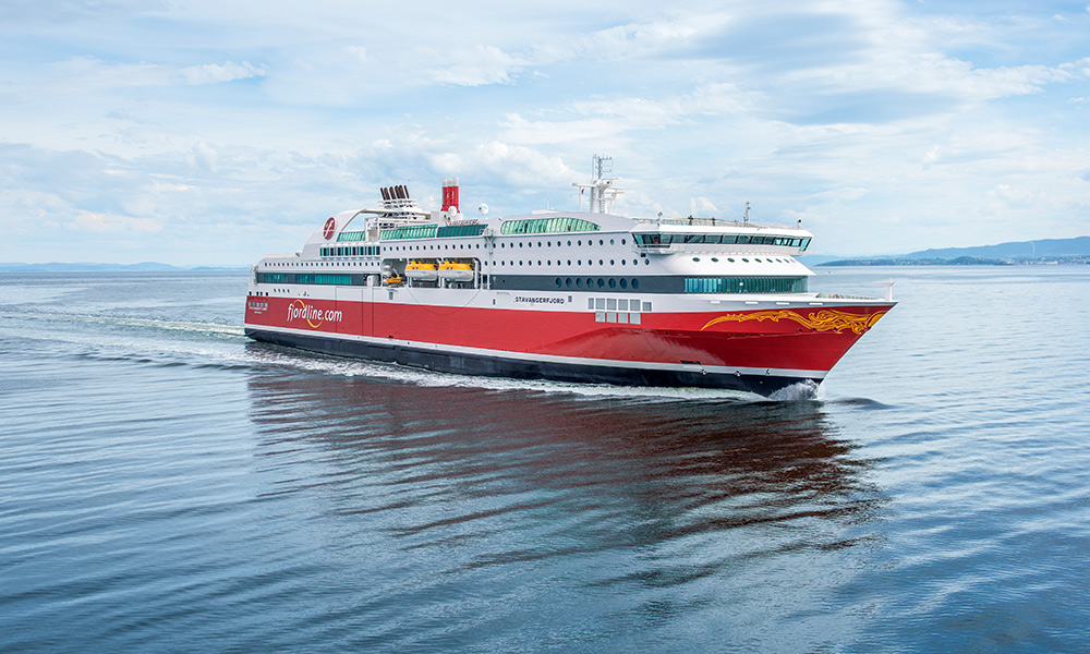 MS Stavangerfjord ble satt i drift 14. juli 2013.