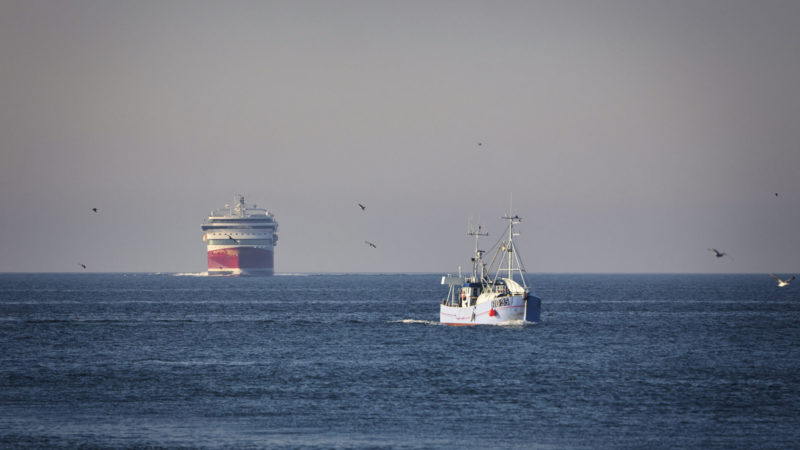 Med kursen mot Danmark. Fjord Line seiler med tre skip fra fire havner. Foto: Morten Wanvik/Fjord Line