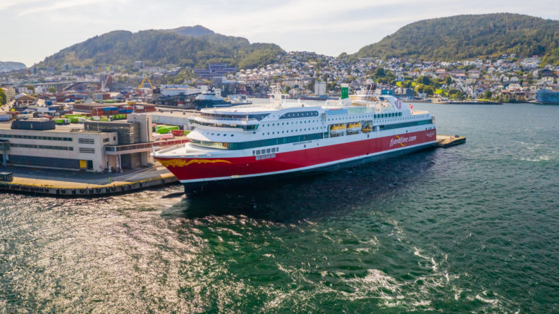 MS Bergensfjord i Bergen Havn