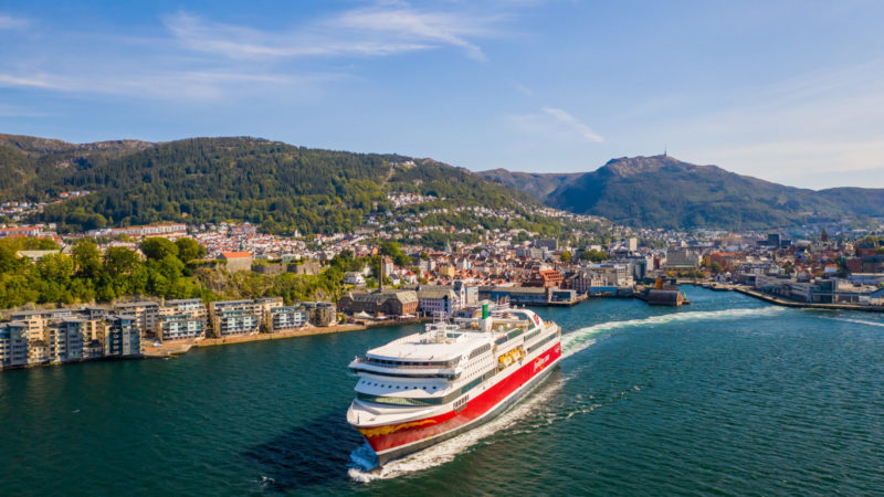 MS Bergensfjord i Bergen Havn