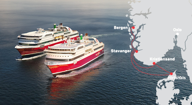 MS Stavangerfjord og MS Bergensfjord
